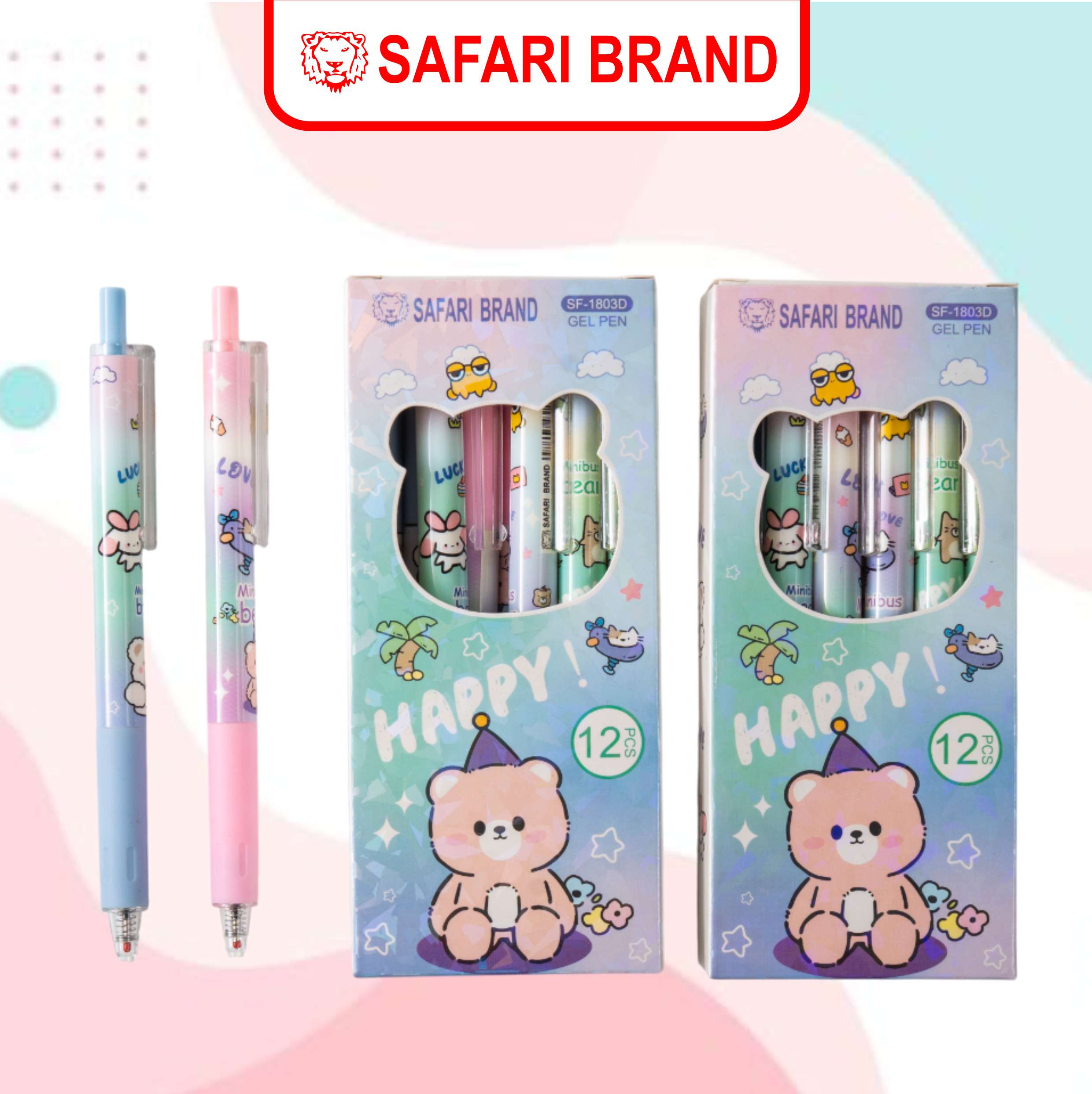 SAFARI SF-1803D Bolpoin Click Karakter
